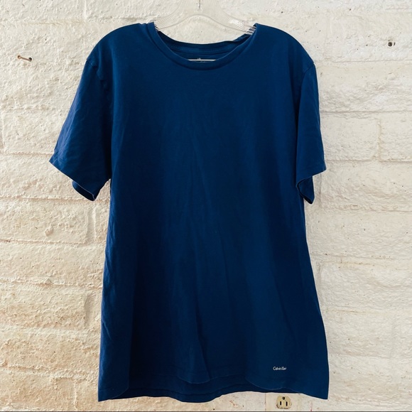 calvin.  klein.  shirt blue size L/G - Picture 2 of 6